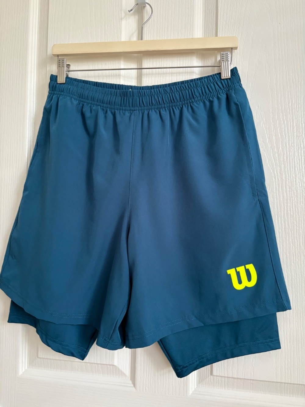 Wilson Men's Core Tennis pickleball Volley shorts Blue Size M NWOT - Picture 4 of 11